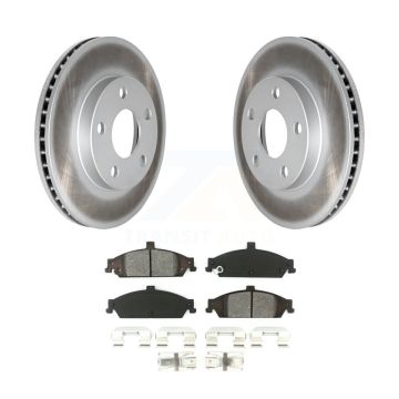 Front Coat Brake Rotors Semi-Metallic Pad Kit For Pontiac Grand Am Chevrolet Malibu Alero KGS-100009