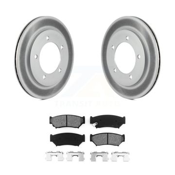 Front Coated Disc Brake Rotor & Semi-Metallic Pad Kit For Chevrolet Tracker Suzuki Vitara KGS-100015
