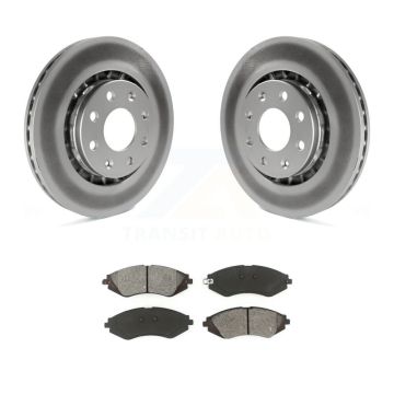 Front Coat Brake Rotors Semi-Metallic Pad Kit For Chevrolet Aveo Pontiac Aveo5 Wave Spark KGS-100030
