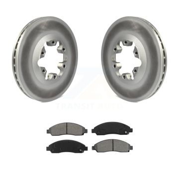 Front Coat Disc Brake Rotor Semi-Metallic Pad Kit For Chevrolet Colorado GMC Canyon Isuzu KGS-100031