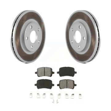 Front Coated Disc Brake Rotors And Semi-Metallic Pads Kit For Chevrolet Malibu Pontiac G6 KGS-100033