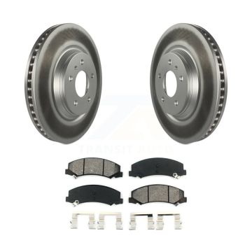 Front Coat Brake Rotors Semi-Metallic Pad Kit For Buick Lucerne Chevrolet Impala LaCrosse KGS-100043