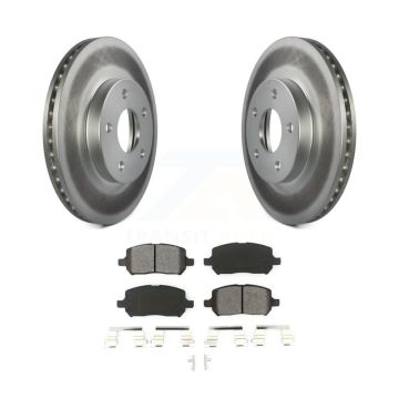 Front Coated Disc Brake Rotors And Semi-Metallic Pads Kit For Chevrolet Cobalt Pontiac G5 KGS-100046