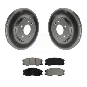 Front Coat Brake Rotor Semi-Metallic Pad Kit For Chevrolet Equinox Pontiac Torrent Saturn KGS-100047