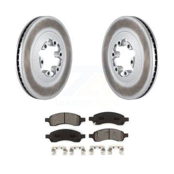 Front Coated Disc Brake Rotor And Semi-Metallic Pad Kit For Chevrolet Colorado GMC Canyon KGS-100051
