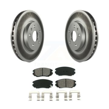 Front Coat Disc Brake Rotor Semi-Metallic Pad Kit For Chevrolet Equinox GMC Terrain Buick KGS-100053