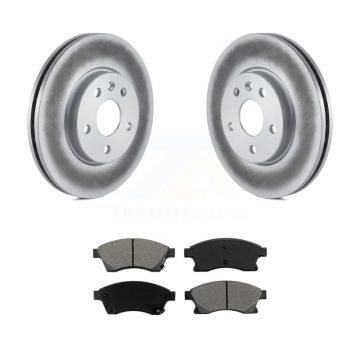 Front Coated Disc Brake Rotor And Semi-Metallic Pad Kit For Chevrolet Cruze Sonic Limited KGS-100056