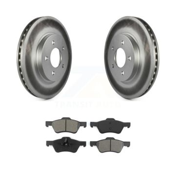 Front Coated Disc Brake Rotors And Semi-Metallic Pads Kit For Ford Escape Mercury Mariner KGS-100091