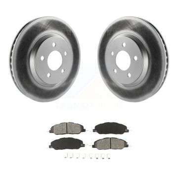Front Coated Disc Brake Rotors And Semi-Metallic Pads Kit For Ford Mustang KGS-100100