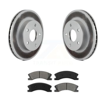 Front Coated Disc Brake Rotors And Semi-Metallic Pads Kit For Jeep Grand Cherokee KGS-100133