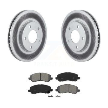 Front Coat Brake Rotor Semi-Metallic Pad Kit For Chrysler Sebring Mitsubishi Lancer Dodge KGS-100136