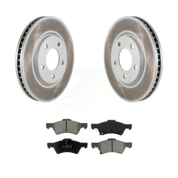 Front Coat Disc Brake Rotor Semi-Metallic Pad Kit For Dodge Grand Caravan Chrysler Town & KGS-100144