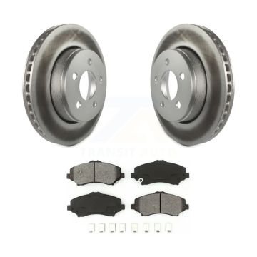 Front Coated Disc Brake Rotors And Semi-Metallic Pads Kit For Jeep Liberty Dodge Nitro KGS-100159