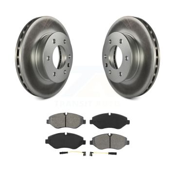 Front Coated Disc Brake Rotor Semi-Metallic Pad Kit For Sprinter 2500 Mercedes-Benz Dodge KGS-100160