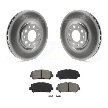 Front Coated Disc Brake Rotors And Semi-Metallic Pads Kit For Chrysler 200 Dodge Dart KGS-100171