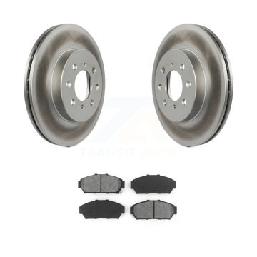 Front Coated Disc Brake Rotors And Semi-Metallic Pads Kit For Acura Integra Honda Civic KGS-100178