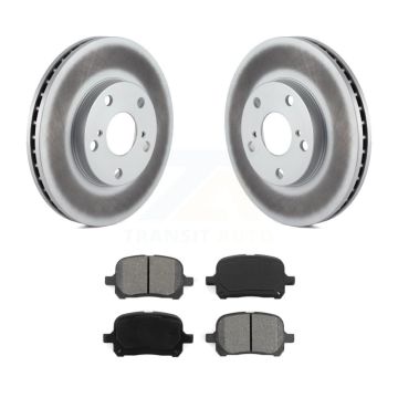 Front Coated Brake Rotor Semi-Metallic Pad Kit For Toyota Camry Solara Avalon Lexus ES300 KGS-100185