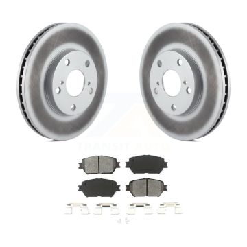 Front Coated Brake Rotor Semi-Metallic Pad Kit For Toyota Camry With 275mm Diameter KGS-100186