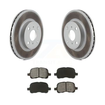 Front Coat Brake Rotor Semi-Metallic Pad Kit For 1998-2002 Toyota Corolla Chevrolet Prizm KGS-100191