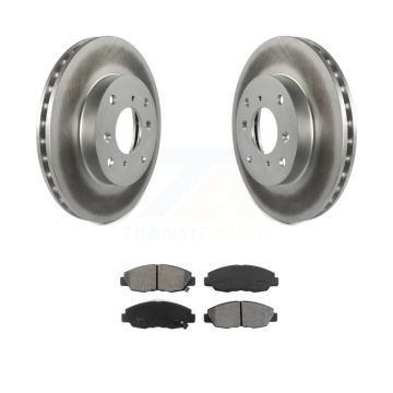 Front Coated Disc Brake Rotors And Semi-Metallic Pads Kit For Honda Accord Acura CL KGS-100201