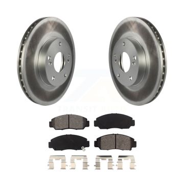 Front Coated Disc Brake Rotors And Semi-Metallic Pad Kit For Honda Civic Accord Acura CSX KGS-100209