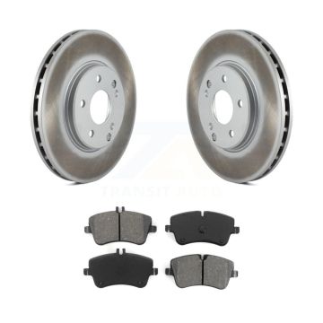 Front Coated Brake Rotors Semi-Metallic Pad Kit For Mercedes-Benz C280 C240 CLK350 CLK320 KGS-100213