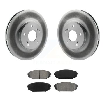 Front Coated Disc Brake Rotors And Semi-Metallic Pads Kit For Honda Odyssey Acura MDX KGS-100219