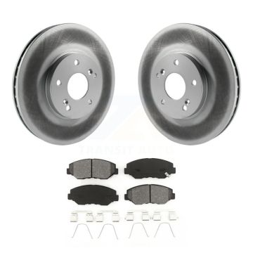 Front Coated Disc Brake Rotors And Semi-Metallic Pads Kit For Honda Pilot Accord KGS-100221