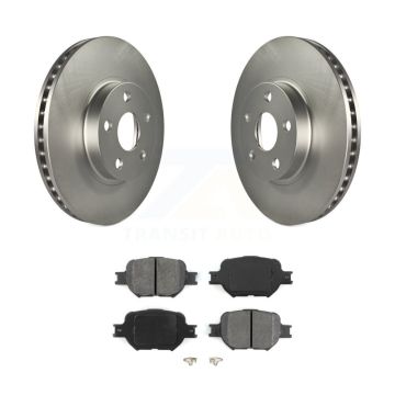 Front Coated Disc Brake Rotors And Semi-Metallic Pads Kit For Toyota Celica Scion tC KGS-100234