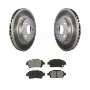 Front Coated Disc Brake Rotors And Semi-Metallic Pads Kit For Toyota Echo MR2 Spyder KGS-100236