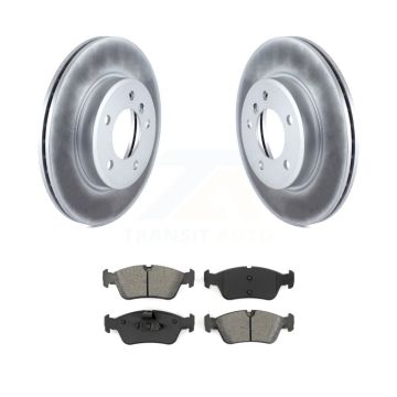 Front Coated Brake Rotor & Semi-Metallic Pad Kit For BMW Z4 325i 325Ci 320i 325xi Z3 328i KGS-100240