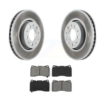 Front Coated Disc Brake Rotors And Semi-Metallic Pads Kit For 2005-2007 Volvo V70 R KGS-100248