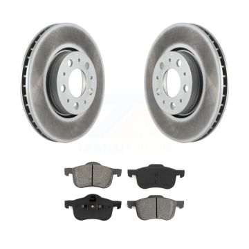Front Coated Disc Brake Rotors And Semi-Metallic Pads Kit For Volvo S60 XC70 V70 S80 KGS-100249