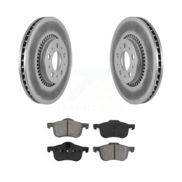 Front Coated Disc Brake Rotors And Semi-Metallic Pads Kit For Volvo S60 XC70 V70 S80 KGS-100251