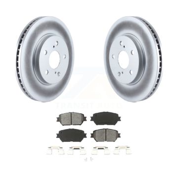 Front Coated Disc Brake Rotors And Semi-Metallic Pads Kit For Toyota Camry KGS-100261