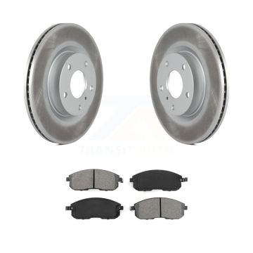 Front Coated Disc Brake Rotors And Semi-Metallic Pads Kit For INFINITI G35 Nissan 350Z KGS-100275
