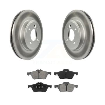 Front Coated Disc Brake Rotors And Semi-Metallic Pads Kit For Mini Cooper KGS-100284