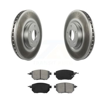 Front Coated Brake Rotor & Semi-Metallic Pad Kit For Nissan Altima Murano INFINITI Maxima KGS-100292