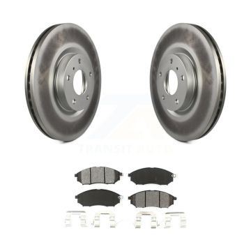 Front Coat Brake Rotor Semi-Metallic Pad Kit For INFINITI Nissan Murano G37 G35 EX35 370Z KGS-100304