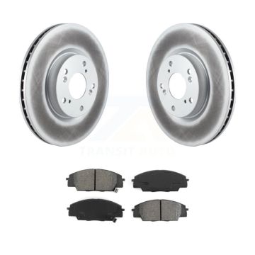 Front Coated Disc Brake Rotors And Semi-Metallic Pads Kit For Honda Civic Acura CSX RSX KGS-100307