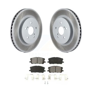 Front Coat Disc Brake Rotor Semi-Metallic Pad Kit For Lexus RX350 RX330 Toyota Highlander KGS-100316