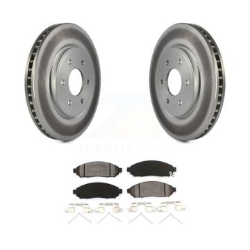 Front Coat Brake Rotor Semi-Metallic Pad Kit For Nissan Frontier Pathfinder Xterra Suzuki KGS-100325
