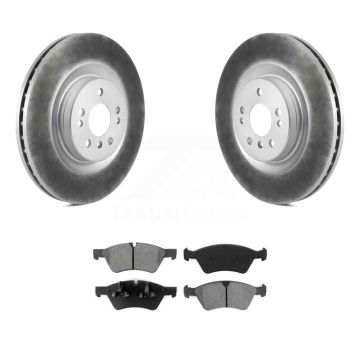 Front Coat Brake Rotor Semi-Metallic Pad Kit For Mercedes-Benz ML350 ML320 GL350 R350 G55 KGS-100338