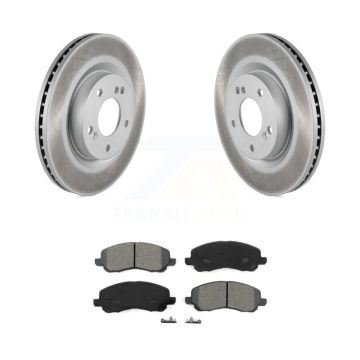 Front Coated Disc Brake Rotors And Semi-Metallic Pads Kit For Mitsubishi Eclipse Galant KGS-100341