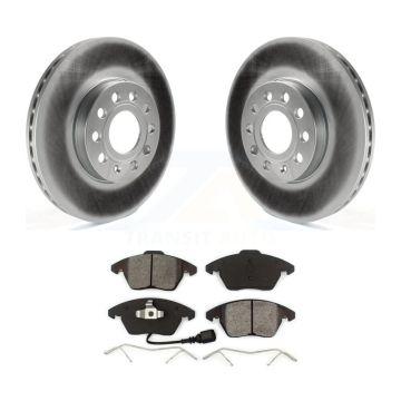 Front Coat Brake Rotor Semi-Metallic Pad Kit For Volkswagen Jetta Golf Beetle Rabbit Audi KGS-100342