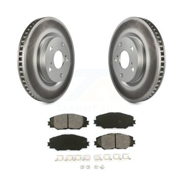 Front Coat Brake Rotor Semi-Metallic Pad Kit For Toyota RAV4 Matrix Pontiac Vibe Scion iM KGS-100357