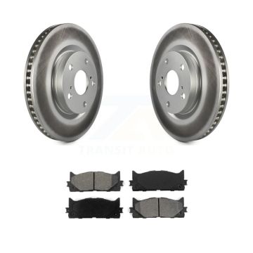 Front Coated Brake Rotor Semi-Metallic Pad Kit For Toyota Camry Lexus ES350 Avalon ES300h KGS-100358