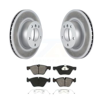 Front Coat Disc Brake Rotor Semi-Metallic Pad Kit For BMW 128i 328i 323i 328xi 325i 325xi KGS-100361