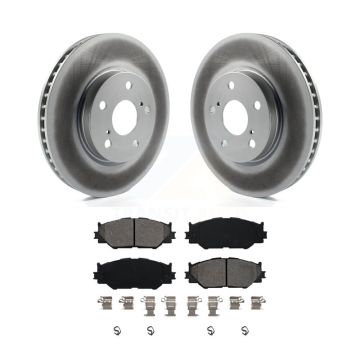 Front Coated Disc Brake Rotors And Semi-Metallic Pads Kit For Lexus IS250 KGS-100363
