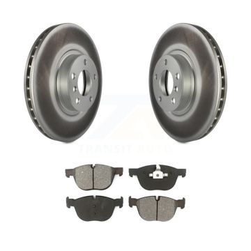 Front Coated Disc Brake Rotors And Semi-Metallic Pads Kit For BMW X5 X6 KGS-100388